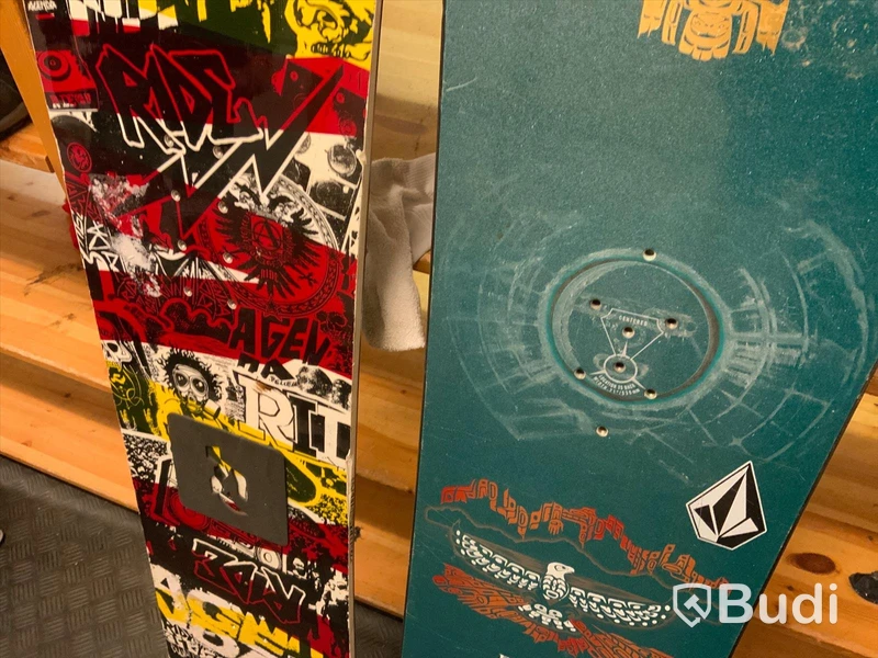 Snowboard 2st, skor 3par